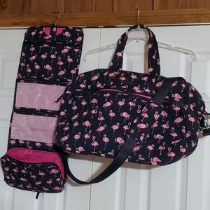Vera Bradley Travel Bag w/Cosmetic Bag